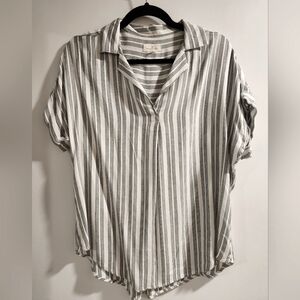 Oversized striped top size S